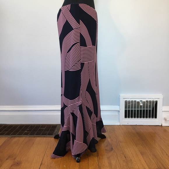 VTG Ashley Stewart Swirl Ruffled Skirt Set, 14 - Picture 8 of 11